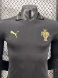 2025-26 Portugal Black Special Edition Long Sleeve Player Version Soccer Jersey (长袖球员)