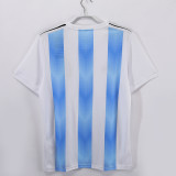 2018 Argentina Home Retro Soccer Jersey