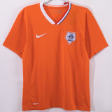 2008 Netherlands Home Retro Soccer Jersey