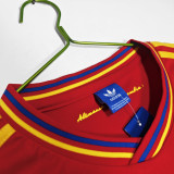1990 Colombia Away Red Retro Soccer Jersey