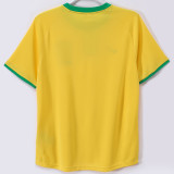 2000 Brazil Home Yellow Retro Soccer Jersey