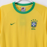 2000 Brazil Home Yellow Retro Soccer Jersey