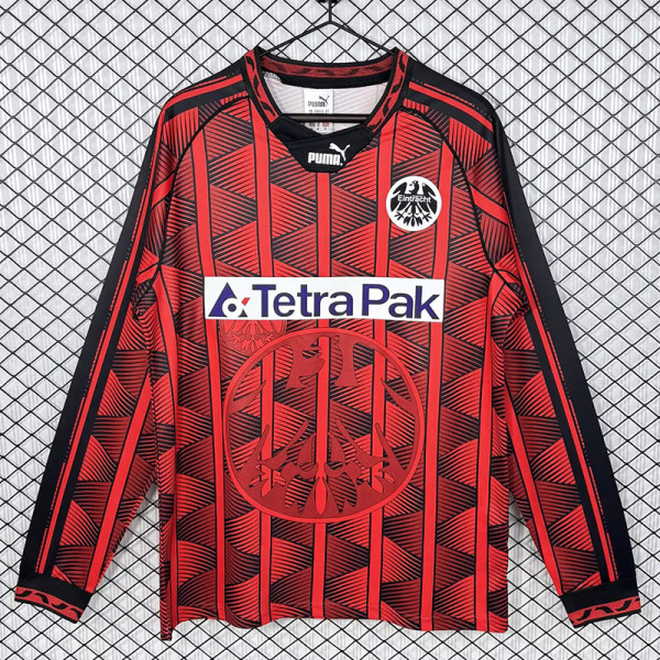 1995-1996 Frankfurt Home Long Sleeve Retro Soccer Jersey (长袖)