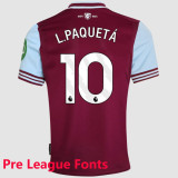 2025-26 West Ham Iron Maiden 50th Anniversary Fans Soccer Jersey
