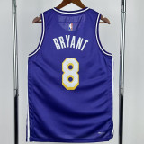 2025-26 Lakers BRYANT #8 Purple Top Quality Hot Pressing NBA Jersey (Trapeze Edition) 飞人版