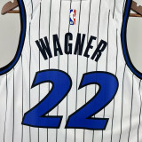 2025-26 Magic WAGNER #22 White Top Quality Hot Pressing NBA Jersey(条纹)
