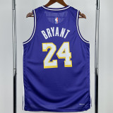 2025-26 Lakers BRYANT #24 Purple Top Quality Hot Pressing NBA Jersey (Trapeze Edition) 飞人版
