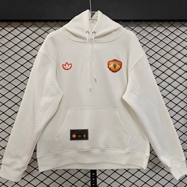 2025-26 Man Utd White Hoody 白色(加绒)