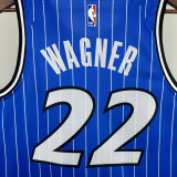 2025-26 Magic WAGNER #22 Blue Top Quality Hot Pressing NBA Jersey(条纹)