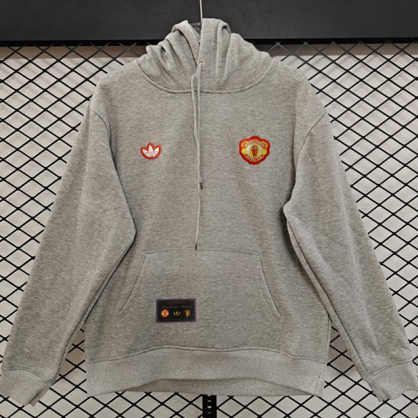 2025-26 Man Utd Grey Hoody 灰色(加绒)