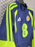 2025-26 Scotland Royal blue Half Pull Sportswear Top #半拉上衣