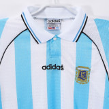 1996-1997 Argentina Home Long Sleeve Retro Soccer Jersey (长袖)