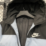 2025-26 XD9901 NK Black Green Hooded Cotton Coat #棉衣