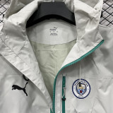 2025-26 Man City Gray Outdoor Jackets #Y017冲锋衣