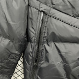 2025-26 CV003 PSG Jordan Black Hooded Cotton Coat #棉衣
