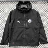 2025-26 Man City Black Outdoor Jackets #Y017冲锋衣