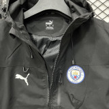 2025-26 Man City Black Outdoor Jackets #Y017冲锋衣