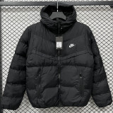 2025-26 LT871 NK Black Hooded Cotton Coat #棉衣