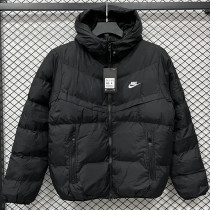 2025-26 LT871 NK Black Hooded Cotton Coat #棉衣