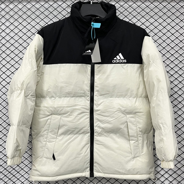 2025-26 X9001 AD Black White Hooded Cotton Coat #棉衣