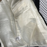 2025-26 X9001 AD Black White Hooded Cotton Coat #棉衣