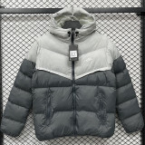 2025-26 LT871 NK Gray Hooded Cotton Coat #棉衣