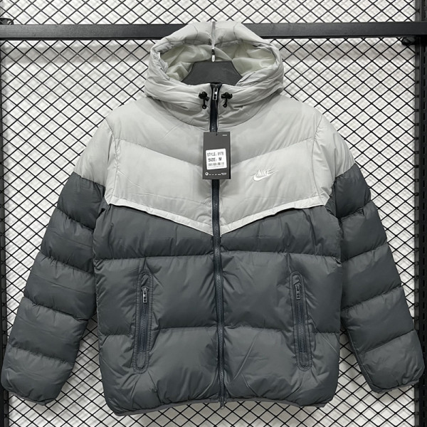 2025-26 LT871 NK Gray Hooded Cotton Coat #棉衣