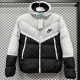 2025-26 CV001 NK White Black Hooded Cotton Coat #棉衣
