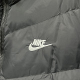 2025-26 LT871 NK Black Hooded Cotton Coat #棉衣