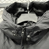 2025-26 LT871 NK Black Hooded Cotton Coat #棉衣