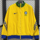 2025-26 Brazil Yellow Windbreaker (双袖BRASIL)