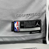 2025-26 SA Spurs SOCHAN #10 Grey Top Quality Hot Pressing NBA Jersey
