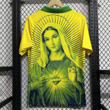 2025-26 Brazil Yellow Green Special Edition Training shirts (玛丽)