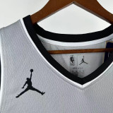 2025-26 SA Spurs WEMBANYAMA #1 Grey Top Quality Hot Pressing NBA Jersey