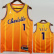 2025-26 Hornets BALL #1 Orange City Edition Top Quality Hot Pressing NBA Jersey(V领)