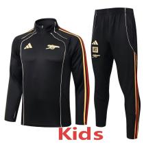 2025-26 ARS Black Kids Half Pull Tracksuit #E25178(童装)(半拉链)