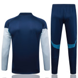 2025-26 ARS Royal blue Half Pull Tracksuit #B25102(半拉链)