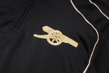 2025-26 ARS Black Half Pull Tracksuit #B25113(半拉链)