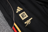 2025-26 ARS Black Half Pull Tracksuit #B25113(半拉链)