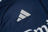 2025-26 ARS Royal blue Half Pull Tracksuit #B25102(半拉链)