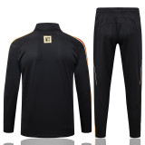 2025-26 ARS Black Half Pull Tracksuit #B25113(半拉链)