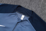 2025-26 PSG Gray Kids Half Pull Tracksuit #E25175(童装)(半拉链)
