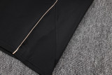 2025-26 ARS Black Half Pull Tracksuit #B25113(半拉链)