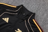 2025-26 ARS Black Half Pull Tracksuit #B25113(半拉链)