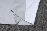 2025-26 RMA Grey white Kids Half Pull Tracksuit #E25182(童装)(半拉链)