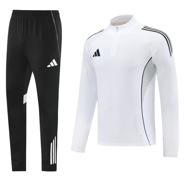 2025 AD White Half Pull Tracksuit #AB09 (半拉链)