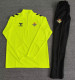 2025-26 Real Betis Fluorescent green Half Pull Tracksuit (Pants Have Pocket)(半拉链)
