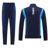 2025-26 Napoli Black Jacket Tracksuit #02
