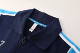 2025-26 Napoli Black Jacket Tracksuit #02