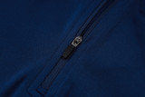 2025-26 TOT Royal blue Kids Half Pull Tracksuit #E25184(童装)(半拉链)